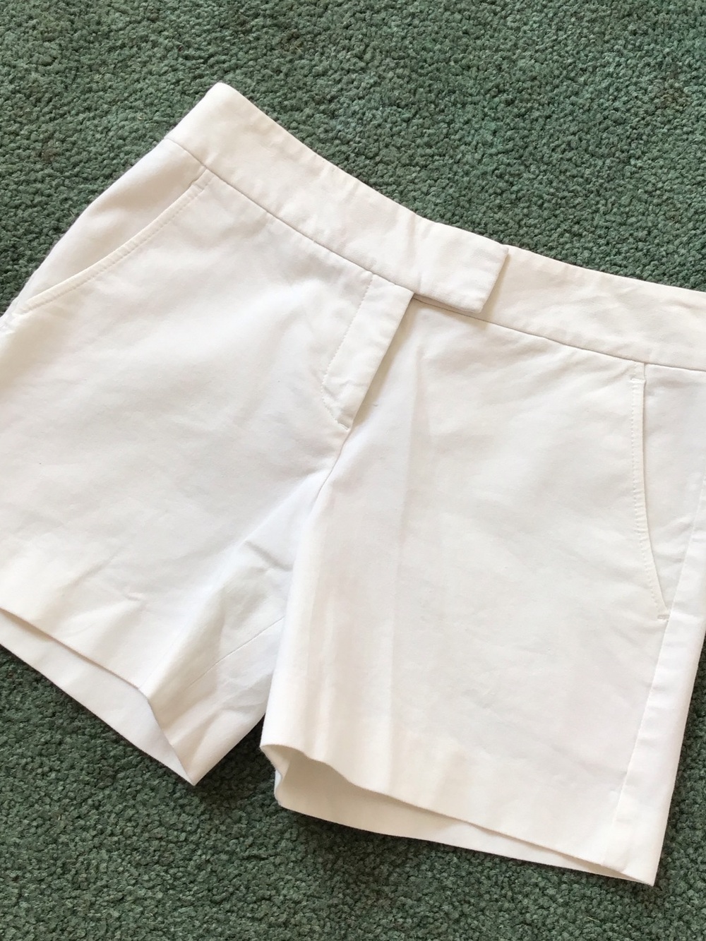 Theory high-rise White Tailored Women's Shorts